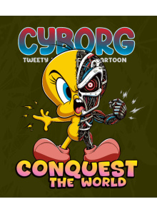 Cyborg Piolín Vector 